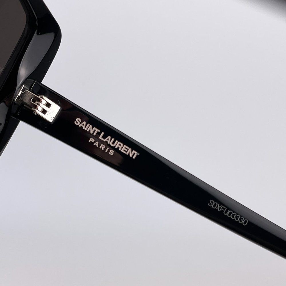 Saint Laurent New Wave SL451 001 Sunglasses Black Black Square Women - Picture 5 of 9